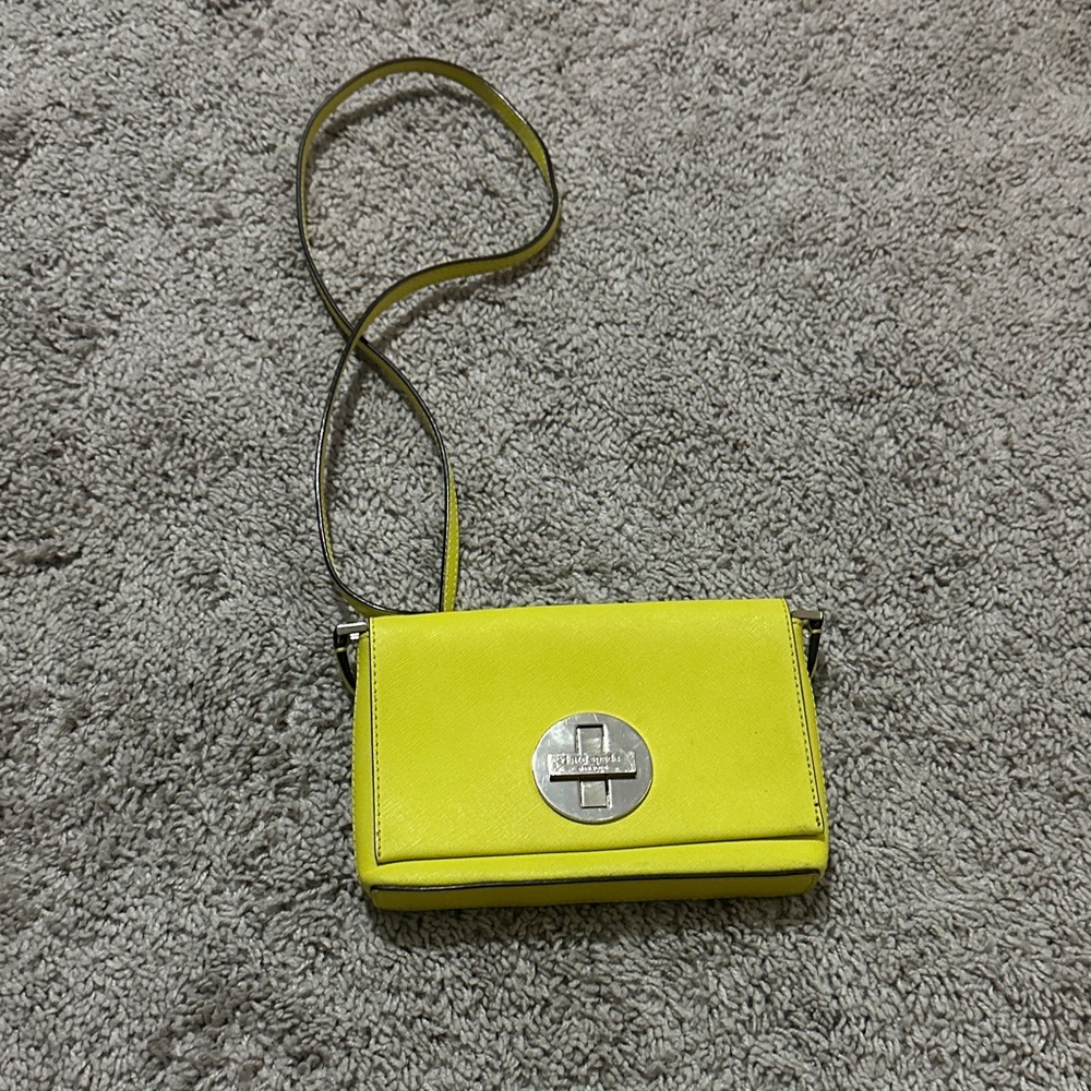 Kate Spade Yellow Crossbody Bag - Picture 2 of 7